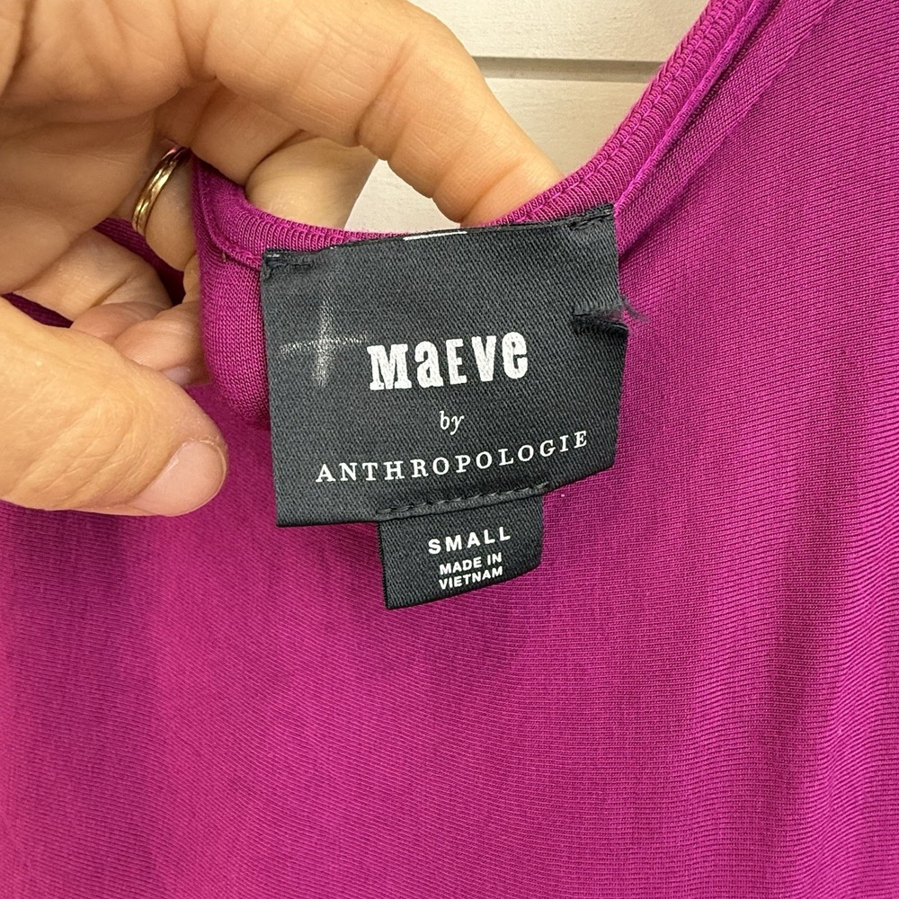 Anthropologie Fuchsia Maxi Dress - Picture 5 of 10